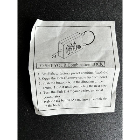 NEW Pink Adidas x Stella McCartney Combination Lock Padlock TSA Luggage Travel - Picture 6 of 6